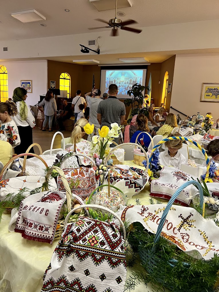 Easter basket blessing